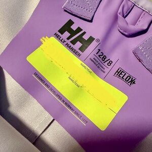Helly Hansen Purple Rain Bib Size 8